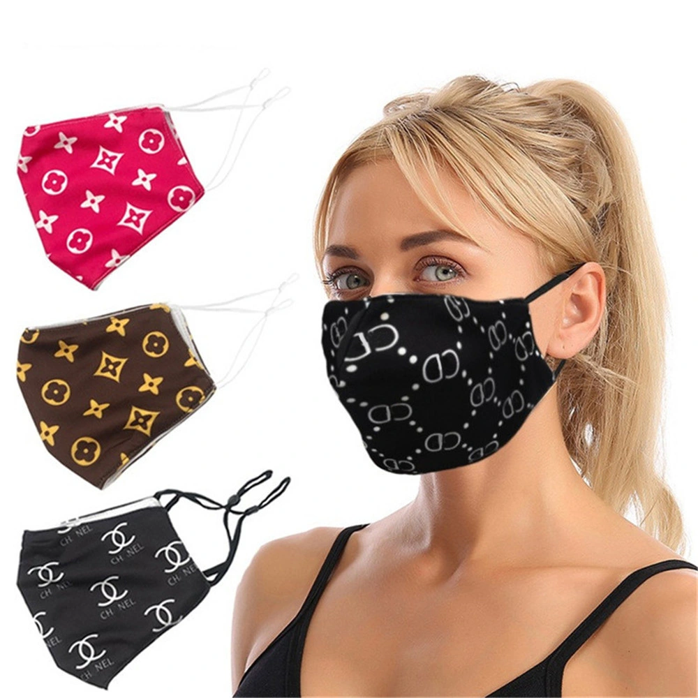 in Stock Eco-Friendly Cover Your Face Area Closely Ice Silk Shield cloth Mask